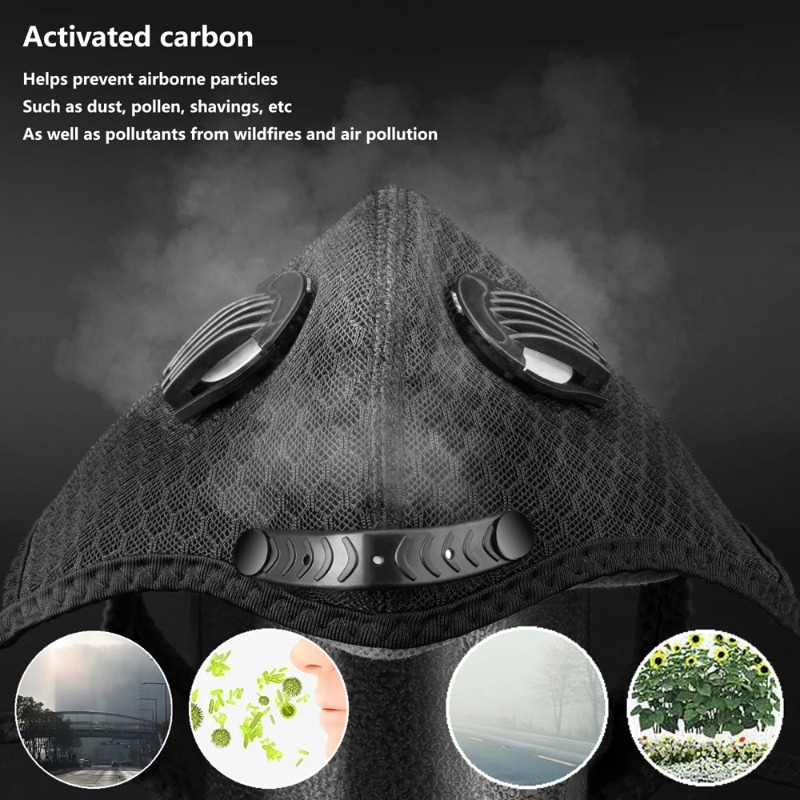 SHIZIWANGRI Cycling Face Mask  - đánh giá và giá Dust Mask Construction