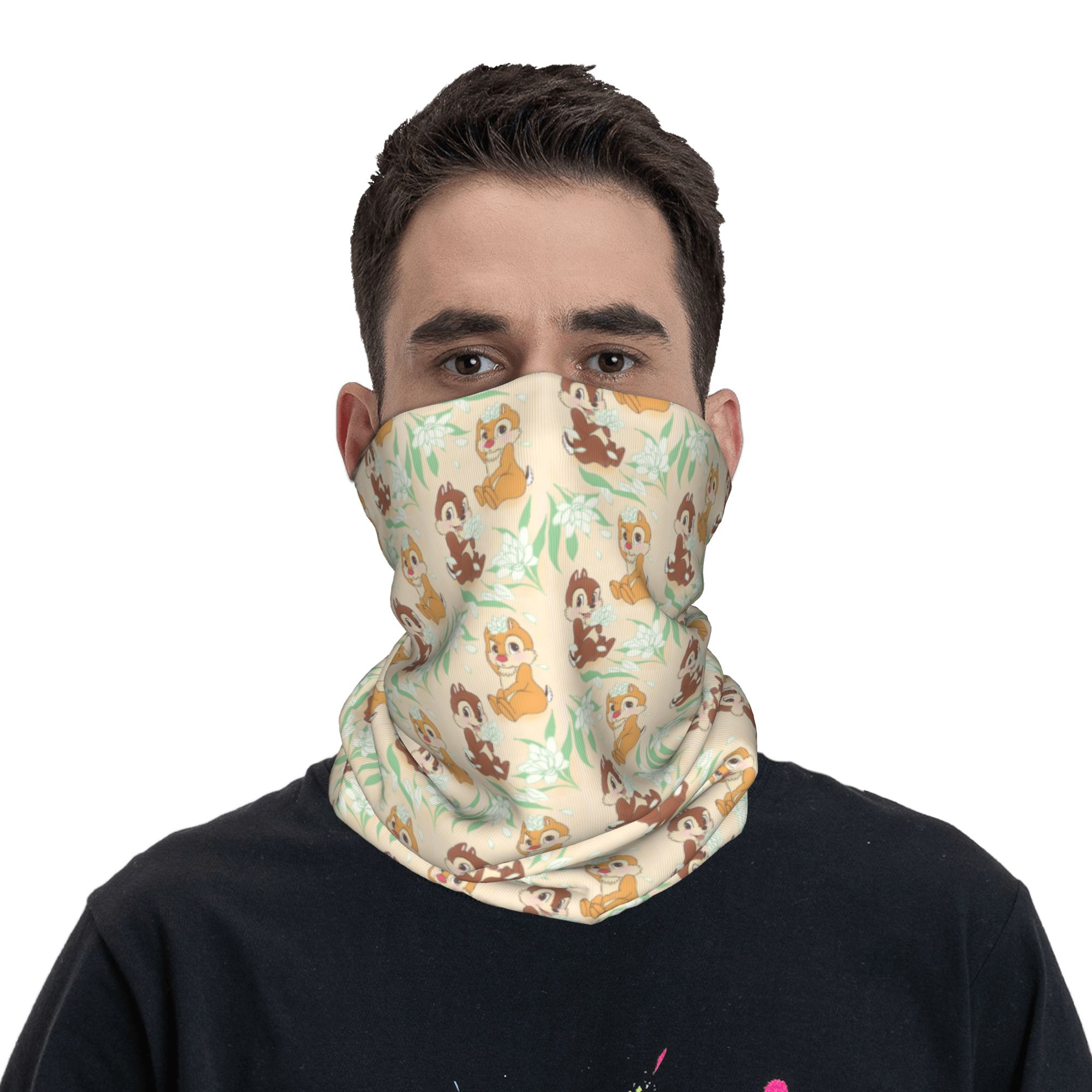 Custom Cute C-Chip And D-Dale  - đánh giá và giá Neck Gaiter Face Cover
