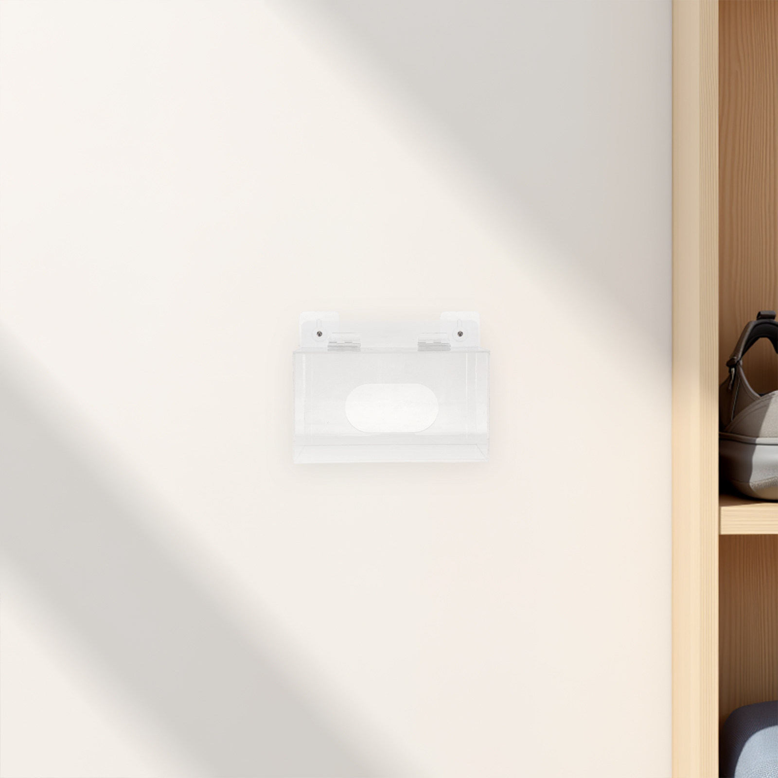 Acrylic Face Mask Holder Wall  - đánh giá và giá Face Mask Storage Box