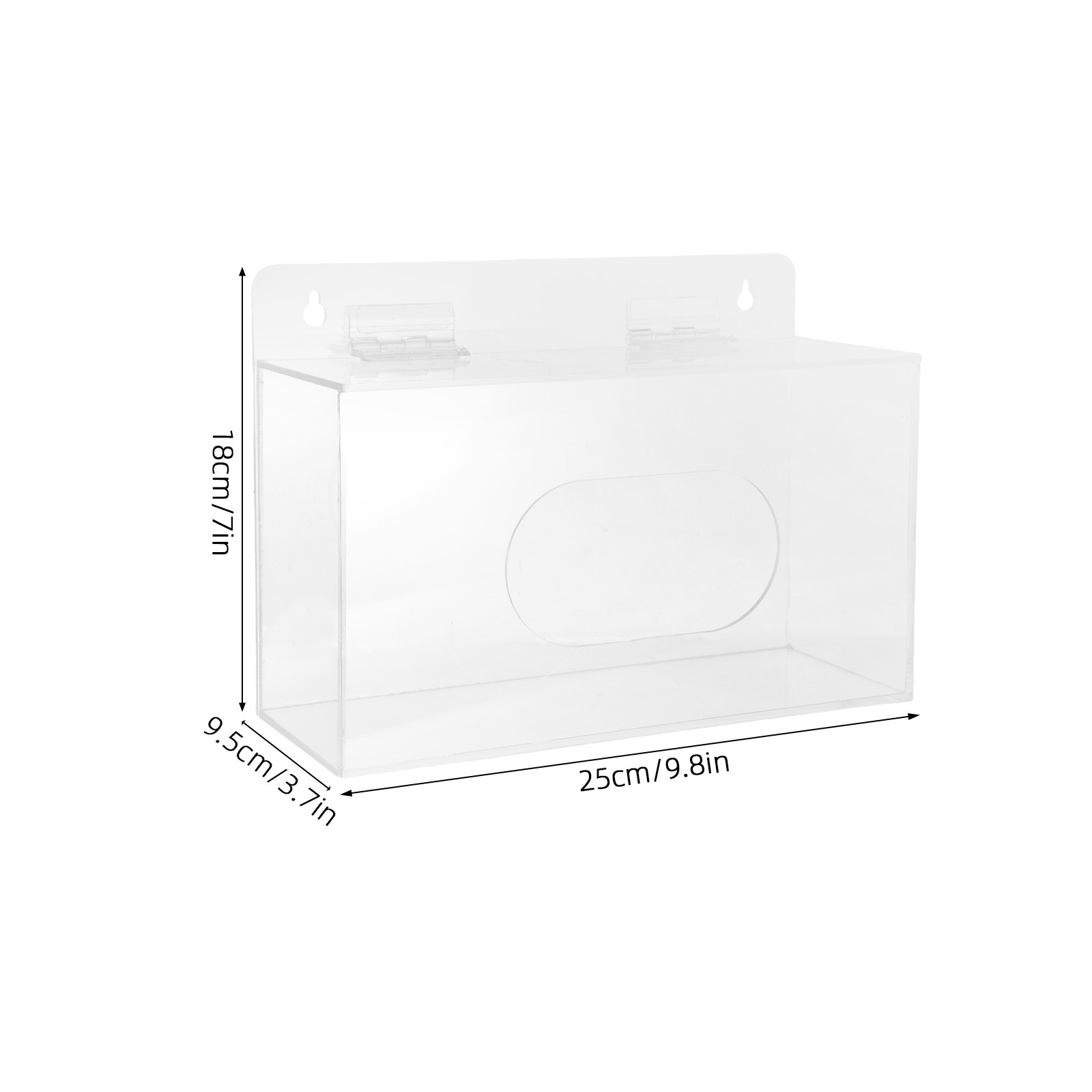 Acrylic Face Mask Holder Wall  - đánh giá và giá Face Mask Storage Box
