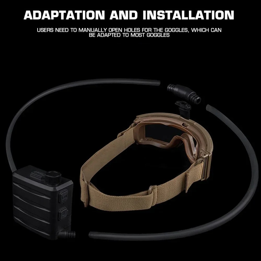 Airsoft Goggles Defogger Defog - đánh giá và giá Anti Pollution Mask