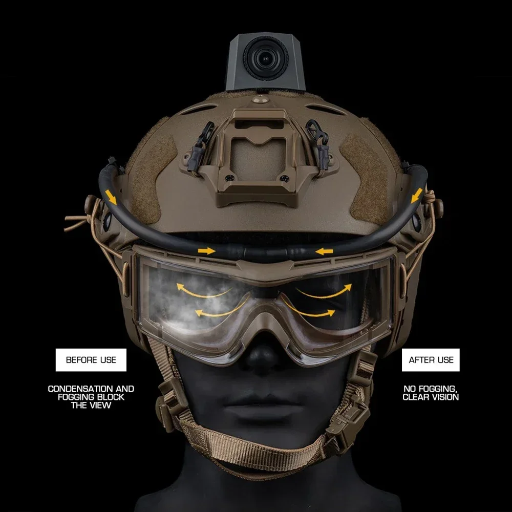 Airsoft Goggles Defogger Defog - đánh giá và giá Anti Pollution Mask